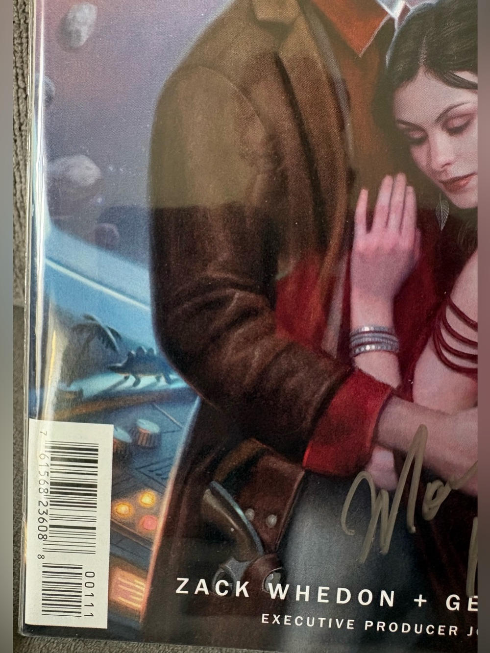 Serenity Firefly Class O3-k64 Leaves In The Wind 1 Signed Morena Baccarin Dark - Picture 4 of 6